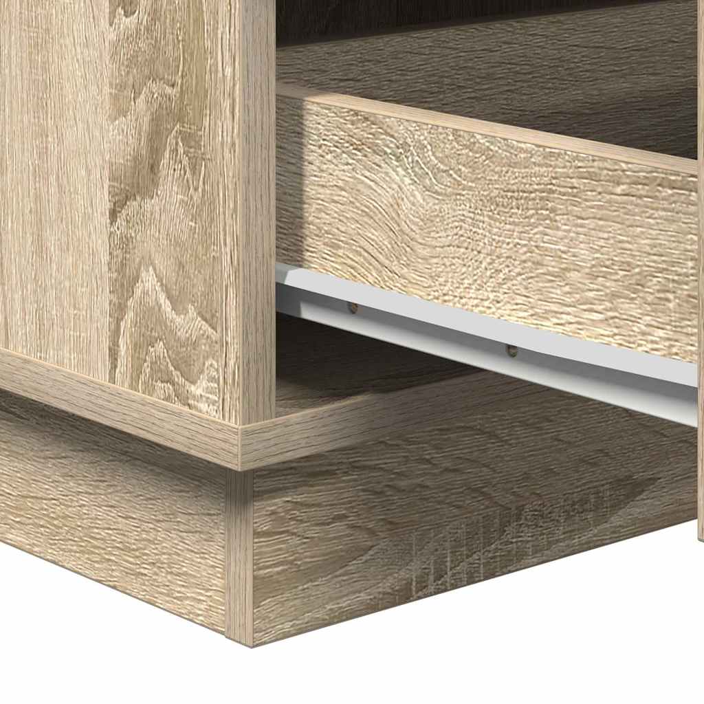 Nachttisch mit Sonoma Eiche 39 x 34,5 x 65 cm Holzwerkstoff
