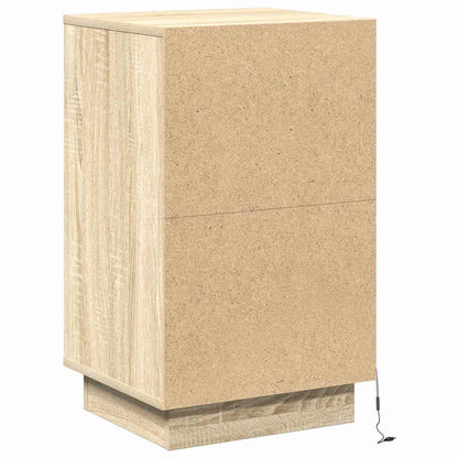 Nachttisch mit Sonoma Eiche 39 x 34,5 x 65 cm Holzwerkstoff