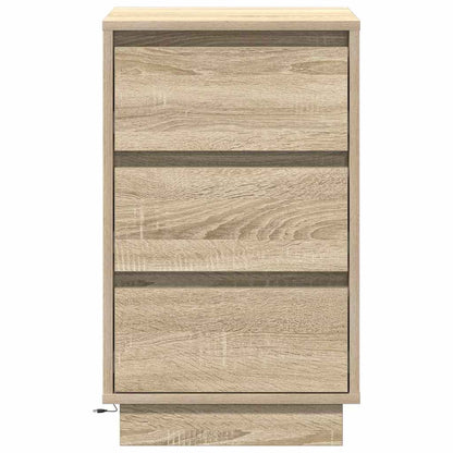 Nachttisch mit Sonoma Eiche 39 x 34,5 x 65 cm Holzwerkstoff