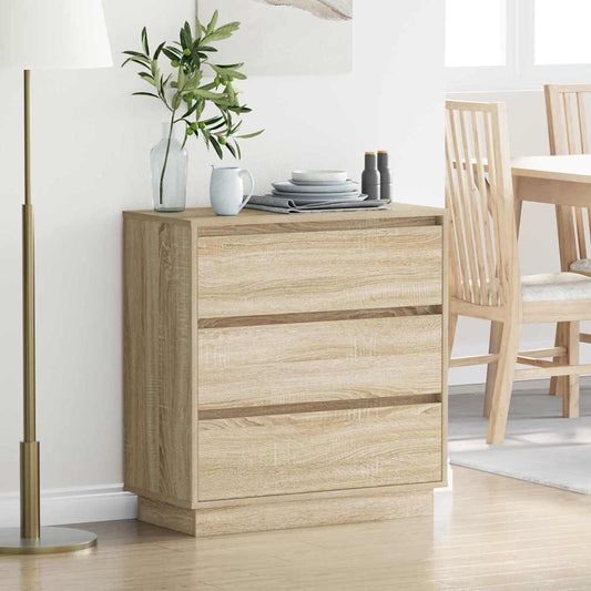 Nachttisch mit Sonoma Eiche 71 x 34,5 x 75 cm Holzwerkstoff