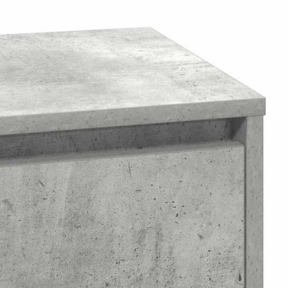 Nachttisch Beton Grau 71 x 34,5 x 75 cm Holzwerkstoff
