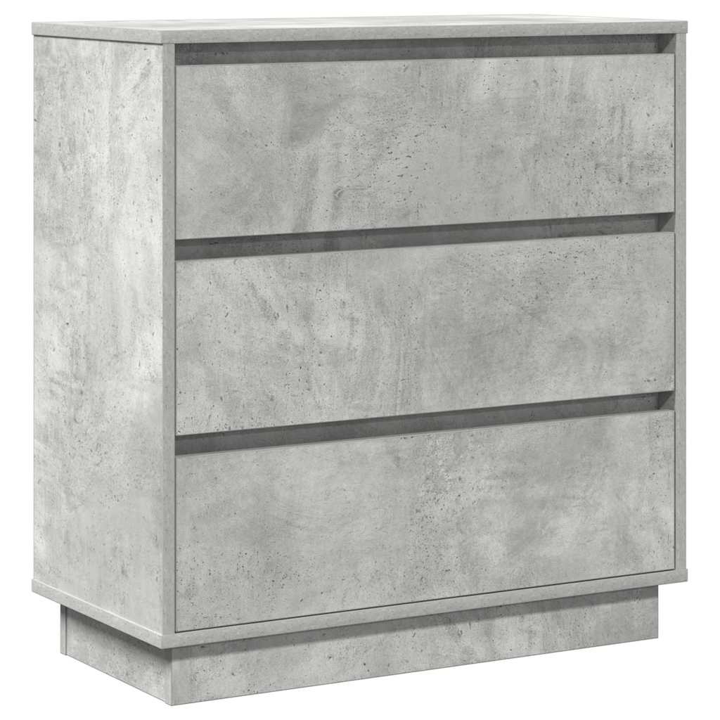 Nachttisch Beton Grau 71 x 34,5 x 75 cm Holzwerkstoff