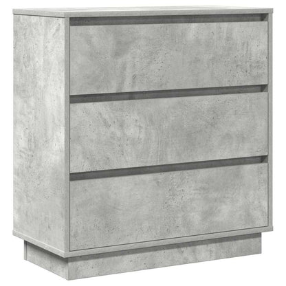 Nachttisch Beton Grau 71 x 34,5 x 75 cm Holzwerkstoff