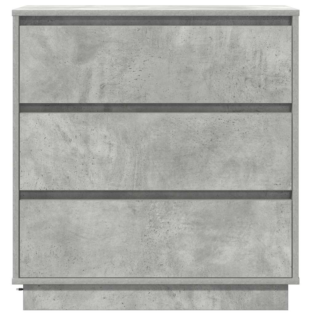Nachttisch Beton Grau 71 x 34,5 x 75 cm Holzwerkstoff