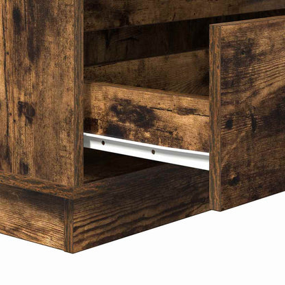 Nachttisch mit Räuchereiche 71 x 34,5 x 75 cm Holzwerkstoff