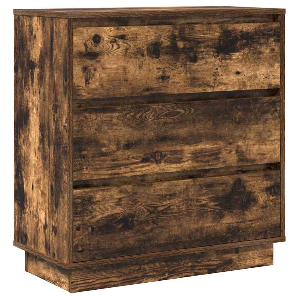 Nachttisch mit Räuchereiche 71 x 34,5 x 75 cm Holzwerkstoff