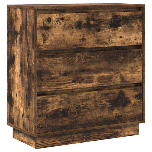 Nachttisch mit Räuchereiche 71 x 34,5 x 75 cm Holzwerkstoff