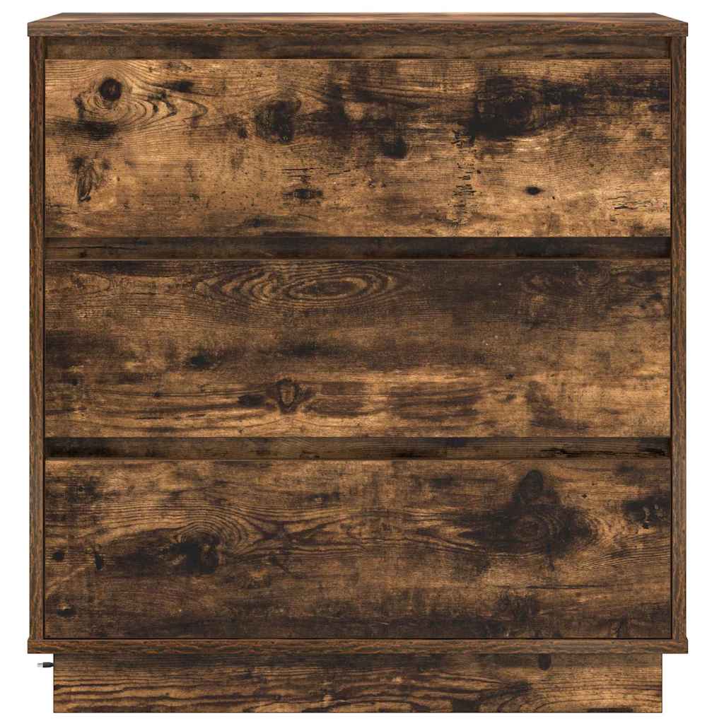 Nachttisch mit Räuchereiche 71 x 34,5 x 75 cm Holzwerkstoff