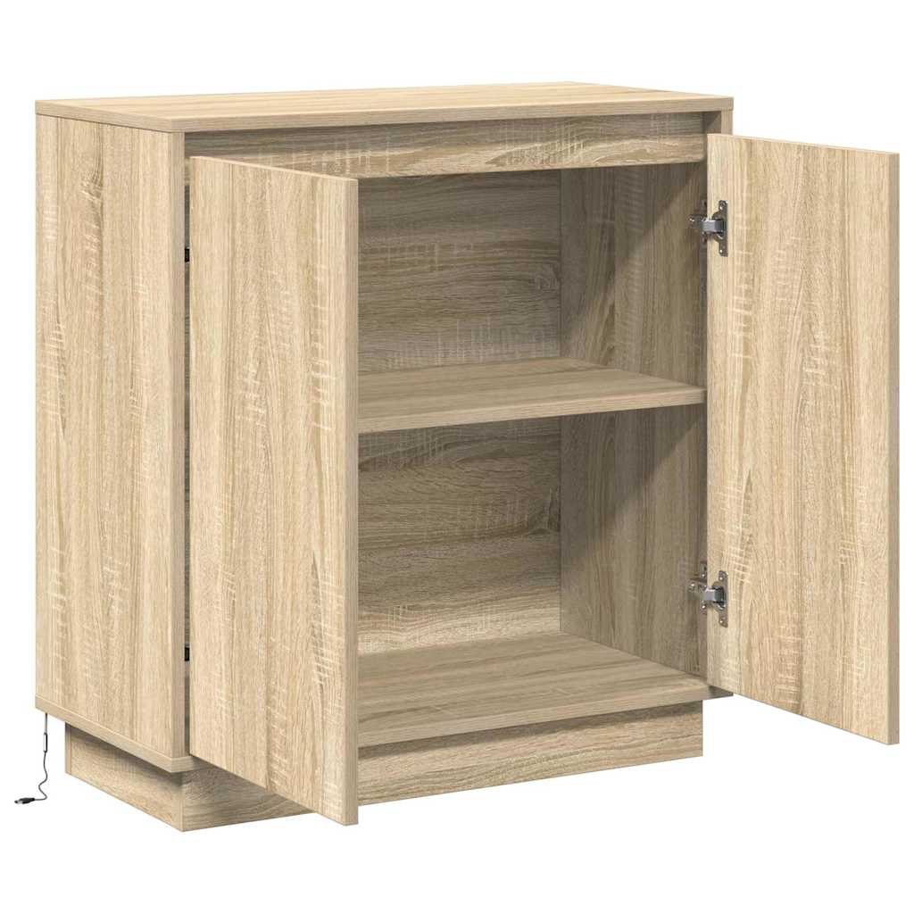 Sideboard mit Tür Sonoma-Eiche 71 x 34,5 x 75 cm Holzwerkstoff