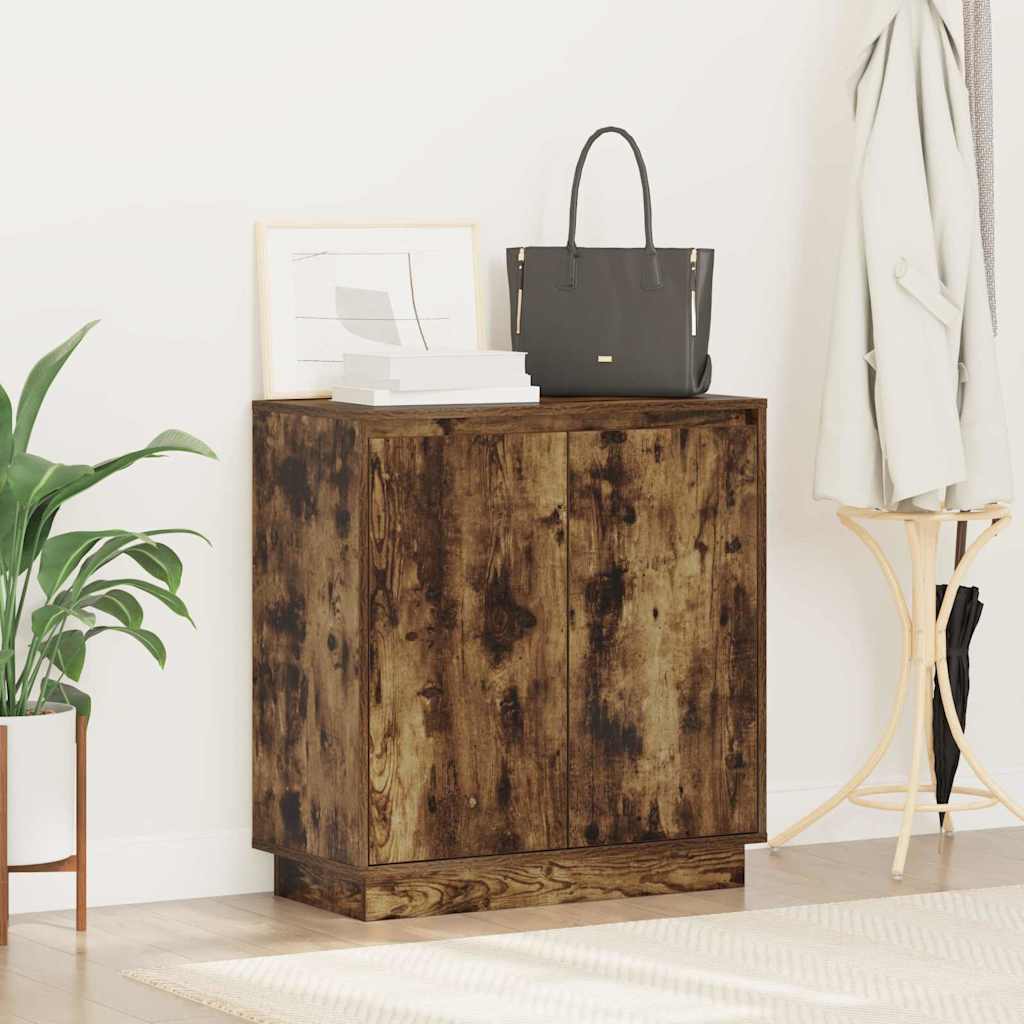 Sideboard Geräucherte Eiche 71 x 34,5 x 75 cm Holzwerkstoff