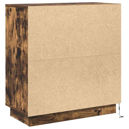 Sideboard Geräucherte Eiche 71 x 34,5 x 75 cm Holzwerkstoff