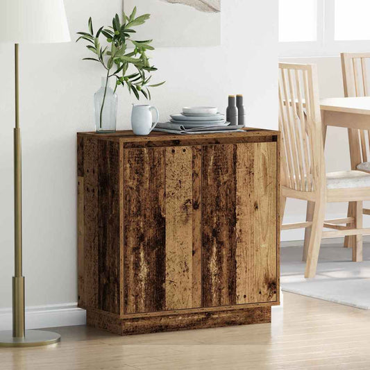 Sideboard mit Regal Altholz 71 x 34,5 x 75 cm Holzwerkstoff
