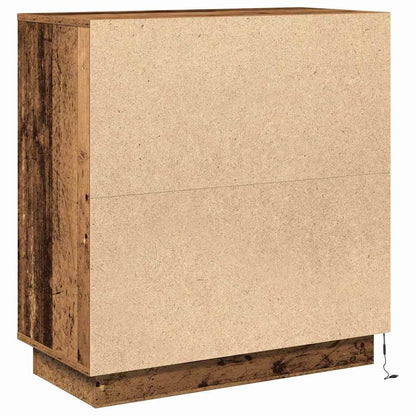 Sideboard mit Regal Altholz 71 x 34,5 x 75 cm Holzwerkstoff