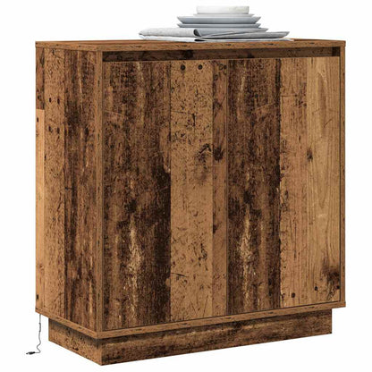 Sideboard mit Regal Altholz 71 x 34,5 x 75 cm Holzwerkstoff