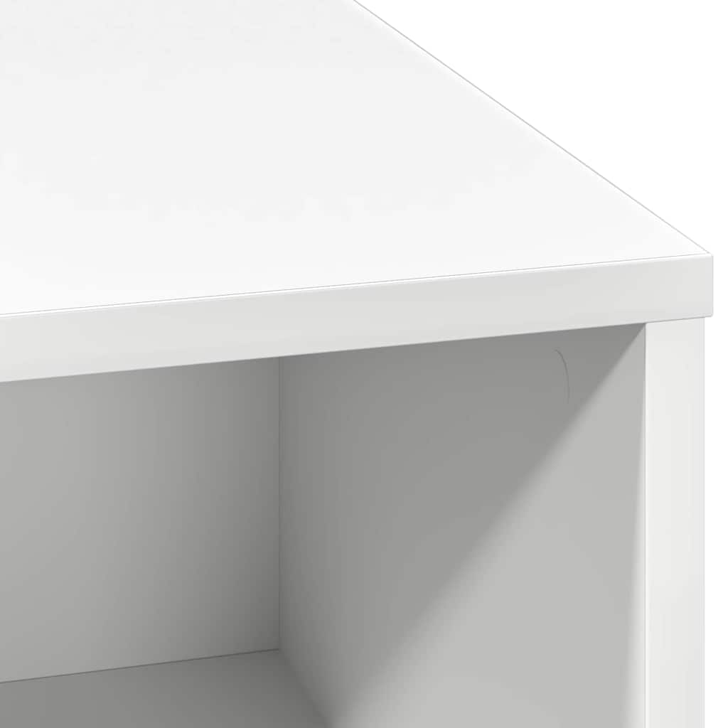 Sideboard mit LED Weiß 71 x 34,5 x 75 cm Holzwerkstoff