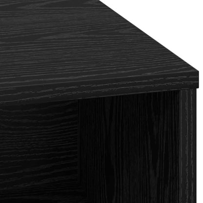 Sideboard mit LED Schwarze Eiche 71 x 34,5 x 75 cm