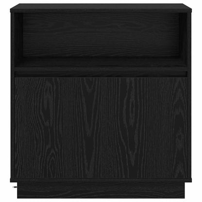Sideboard mit LED Schwarze Eiche 71 x 34,5 x 75 cm