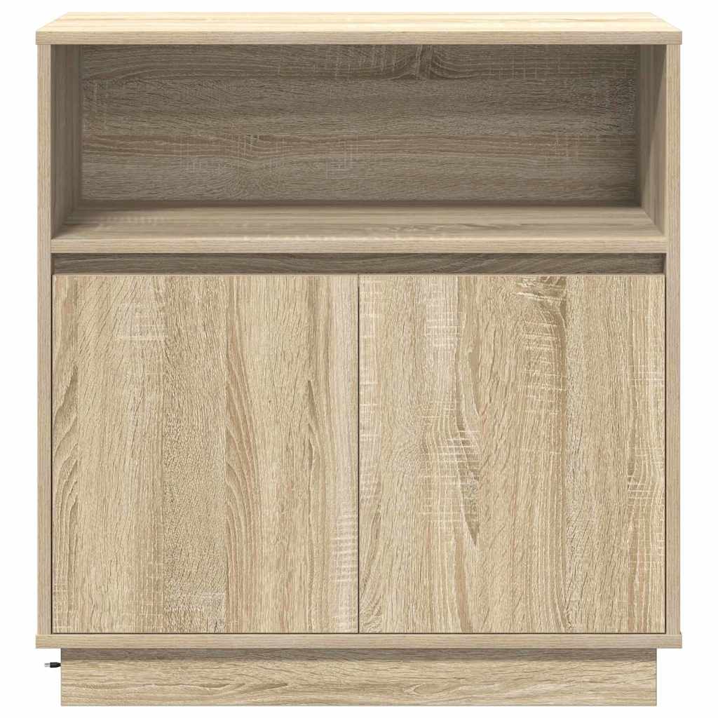 Sideboard mit LED Sonoma-Eiche 71 x 34,5 x 75 cm Holzwerkstoff