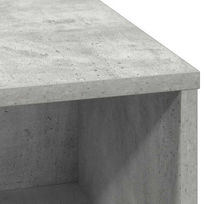 Sideboard mit LED Betongrau 71 x 34,5 x 75 cm Holzwerkstoff