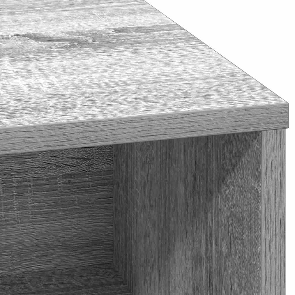 Sideboard mit LED Grau Sonoma 71 x 34,5 x 75 cm Holzwerkstoff