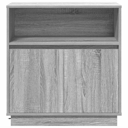 Sideboard mit LED Grau Sonoma 71 x 34,5 x 75 cm Holzwerkstoff