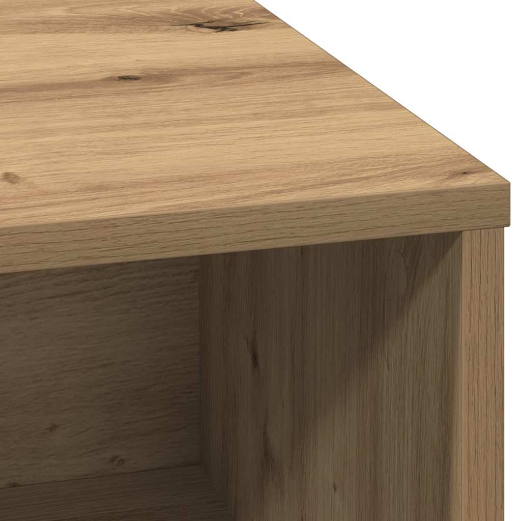 Sideboard mit LED Artisan-Eiche 71 x 34,5 x 75 cm Holzwerkstoff