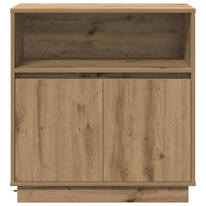 Sideboard mit LED Artisan-Eiche 71 x 34,5 x 75 cm Holzwerkstoff