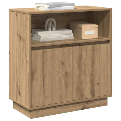 Sideboard mit LED Artisan-Eiche 71 x 34,5 x 75 cm Holzwerkstoff