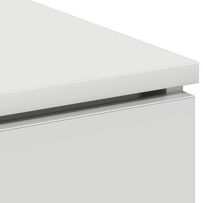 TV-Schrank mit LED Weiß 100 x 38 x 49 cm Holzwerkstoff
