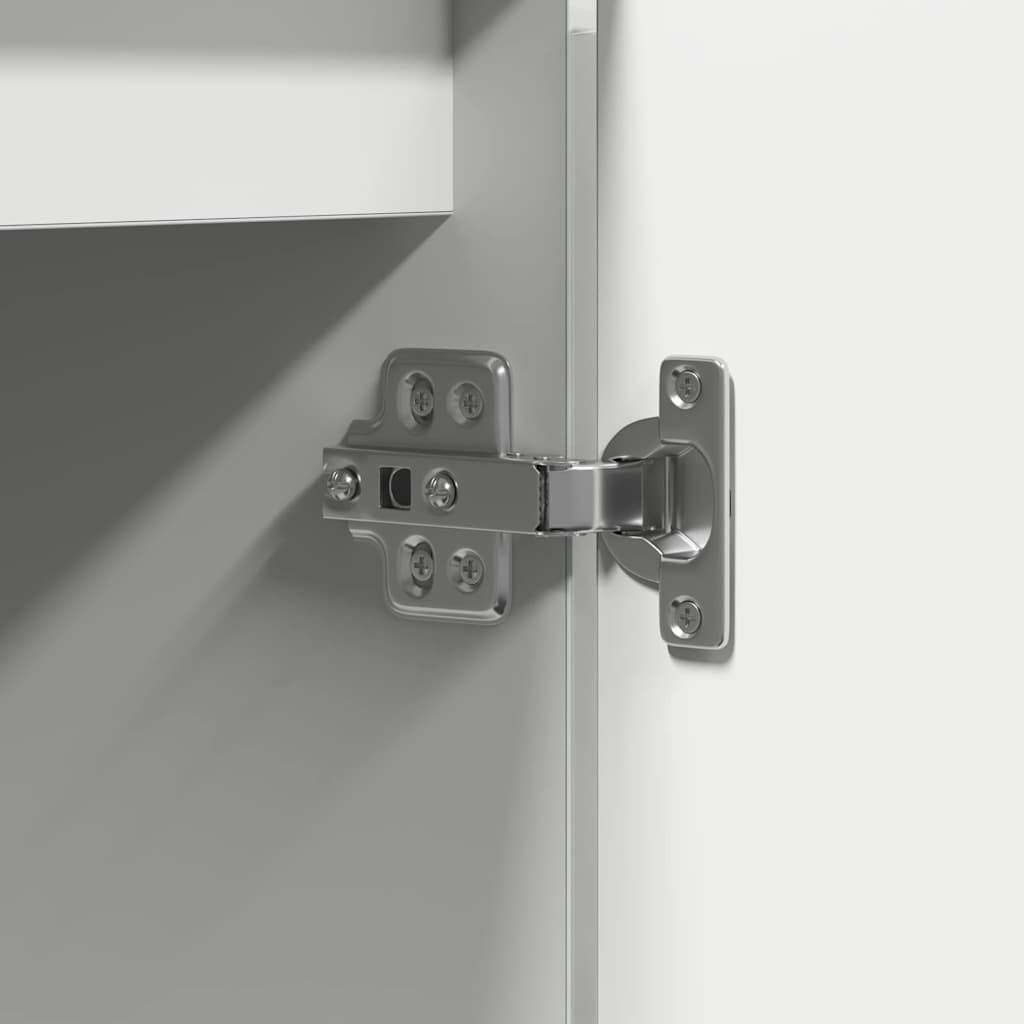 TV-Schrank mit LED Weiß 100 x 38 x 49 cm Holzwerkstoff