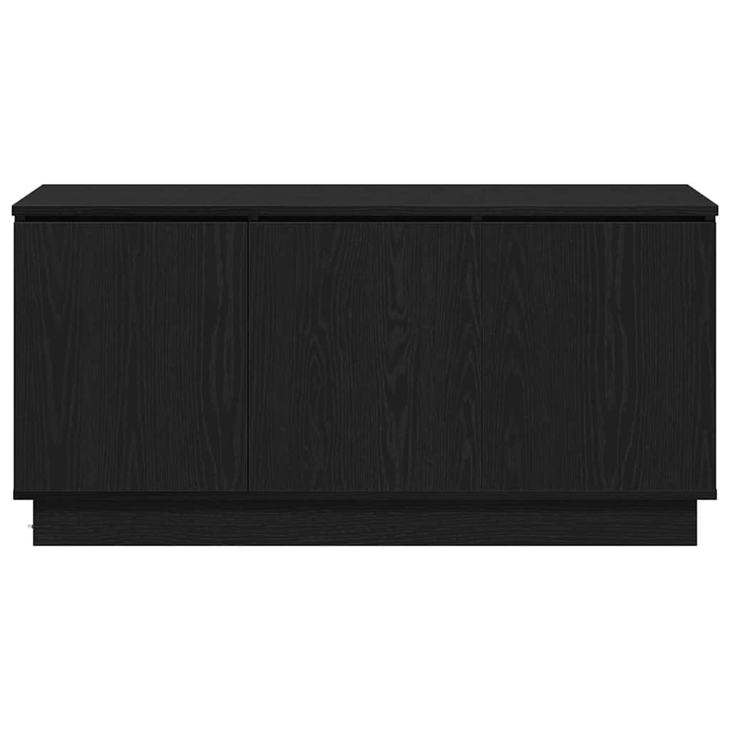 TV-Schrank mit LED Schwarze Eiche 100 x 38 x 49 cm