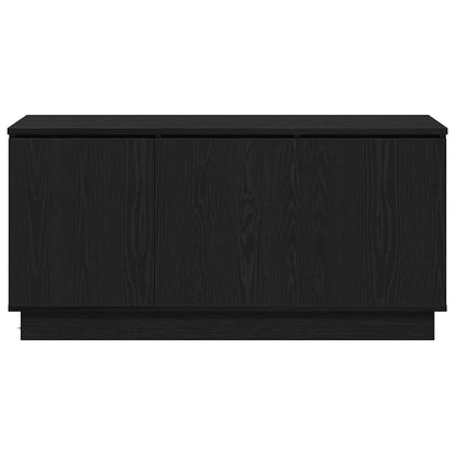 TV-Schrank mit LED Schwarze Eiche 100 x 38 x 49 cm