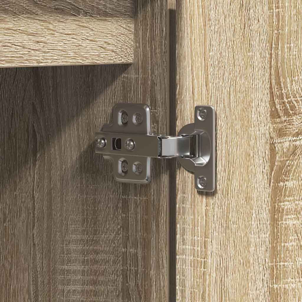 TV-Schrank mit LED Sonoma Eiche 100 x 38 x 49 cm Holzwerkstoff