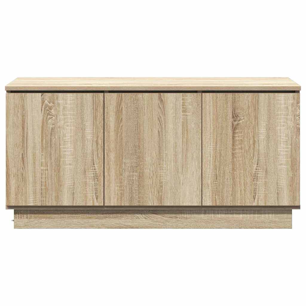 TV-Schrank mit LED Sonoma Eiche 100 x 38 x 49 cm Holzwerkstoff