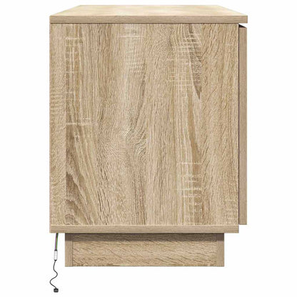 TV-Schrank mit LED Sonoma Eiche 100 x 38 x 49 cm Holzwerkstoff
