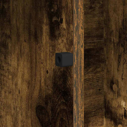 TV-Schrank mit LED Räuchereiche 100 x 38 x 49 cm Holzwerkstoff