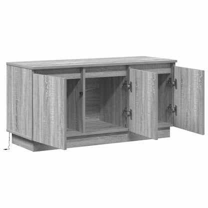 TV-Schrank mit LED Grau Sonoma 100 x 38 x 49 cm Holzwerkstoff
