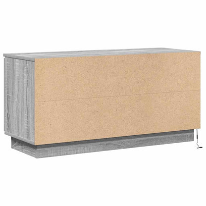 TV-Schrank mit LED Grau Sonoma 100 x 38 x 49 cm Holzwerkstoff