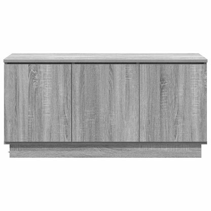 TV-Schrank mit LED Grau Sonoma 100 x 38 x 49 cm Holzwerkstoff
