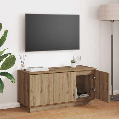 TV-Schränk Artisan-Eiche 100 x 38 x 49 cm Holzwerkstoff