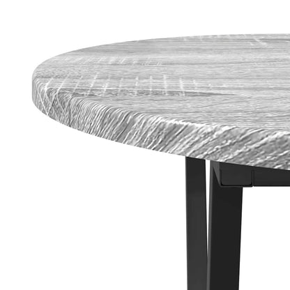 Couchtisch Grau 80 x 40 x 40,5 cm Sperrholz und Metall