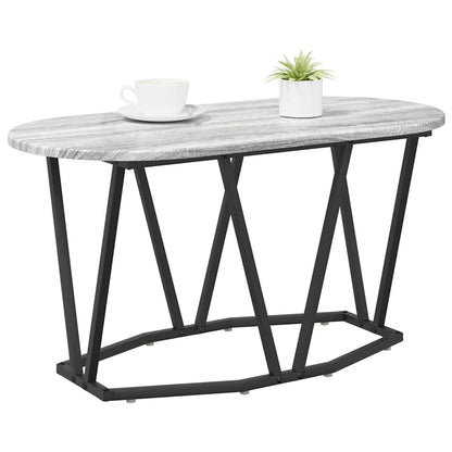 Couchtisch Grau 80 x 40 x 40,5 cm Sperrholz und Metall