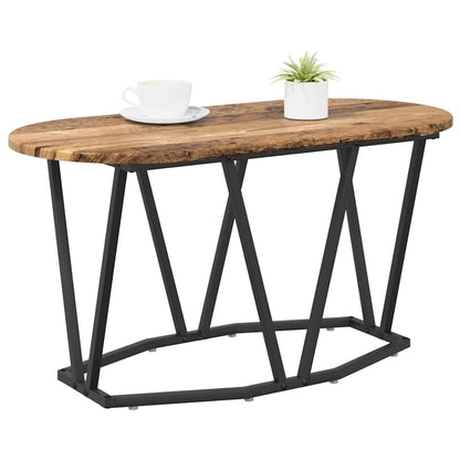 Couchtisch Altholz 80 x 40 x 40,5 cm Sperrholz und Metall