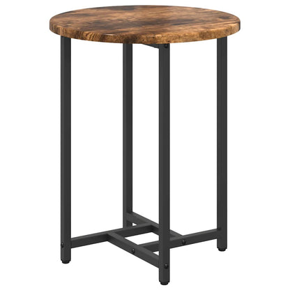 Beistelltisch-Set 2 pcs Rauchesche und Schwarz 50 x 50 x 50 cm