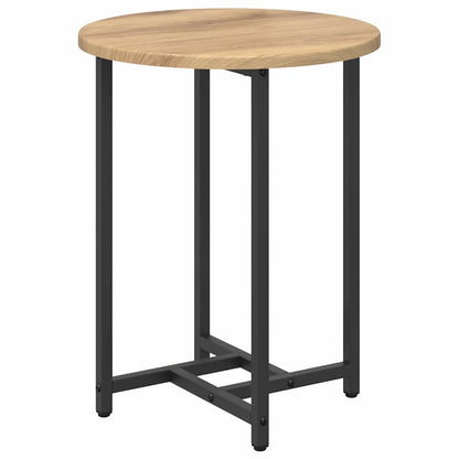 Beistelltisch-Set 2 pcs Artisan Eiche und Schwarz