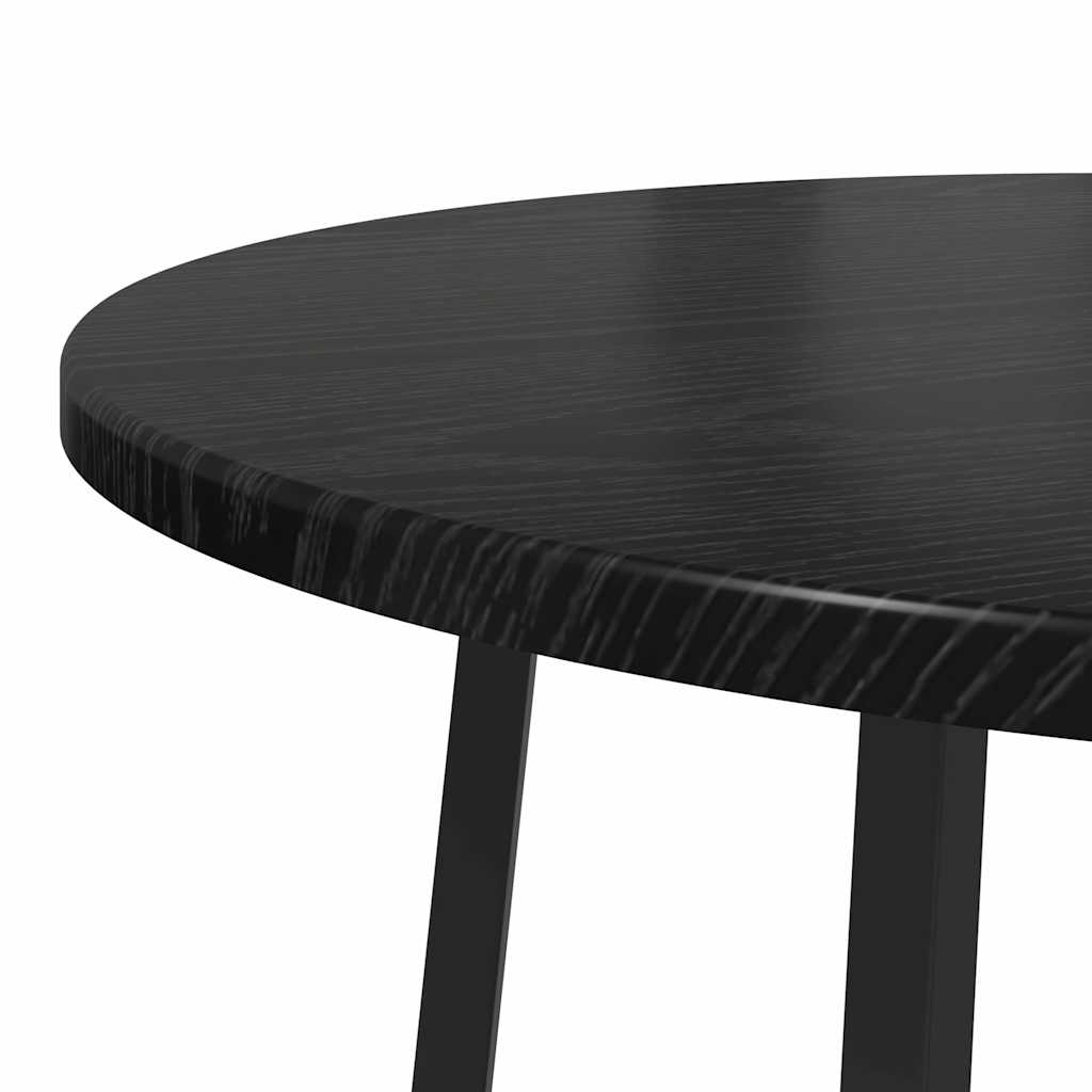 Beistelltisch-Set 2 pcs Schwarze Eiche 50 x 50 x 51 cm