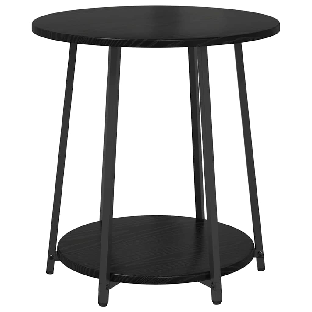 Beistelltisch-Set 2 pcs Schwarze Eiche 50 x 50 x 51 cm