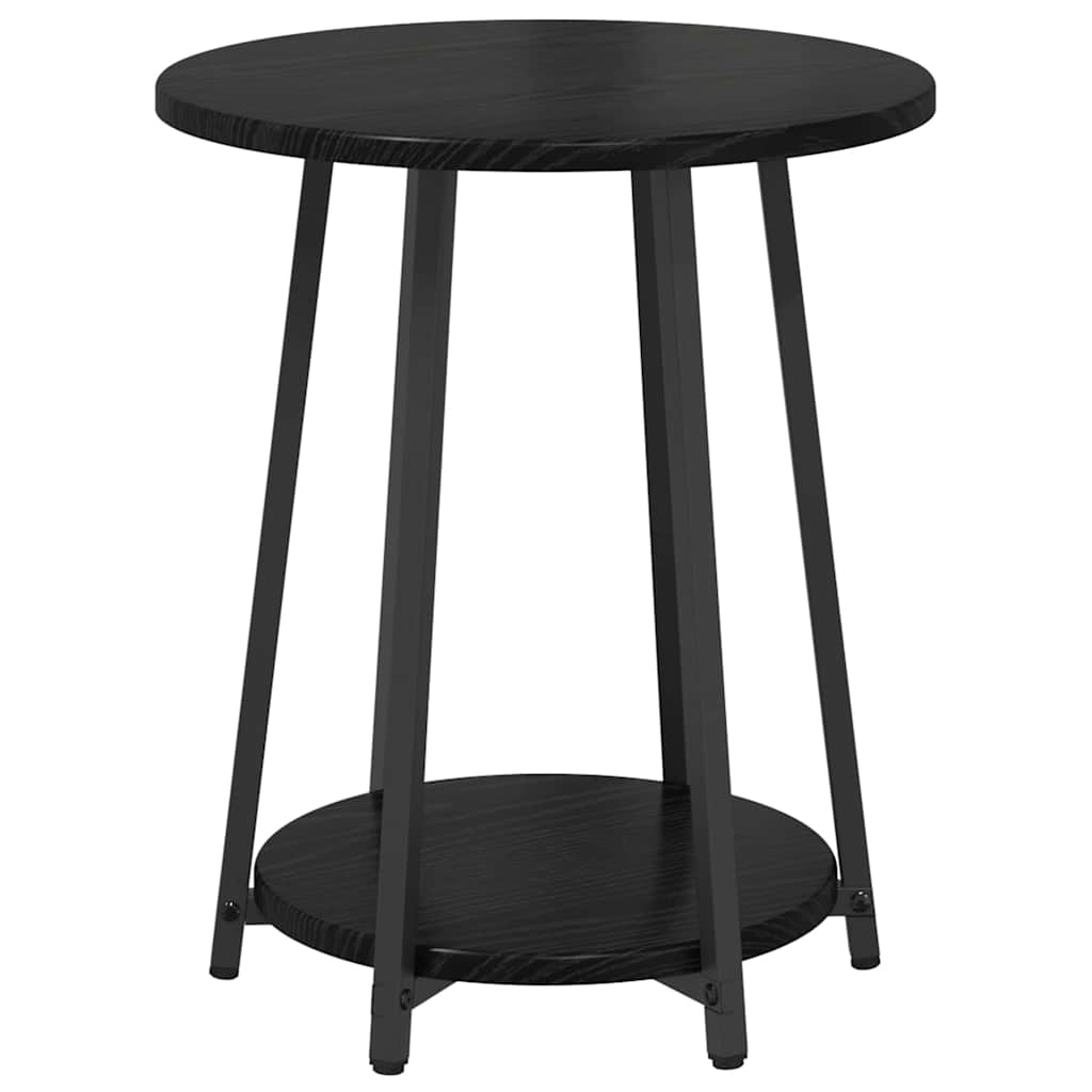 Beistelltisch-Set 2 pcs Schwarze Eiche 50 x 50 x 51 cm
