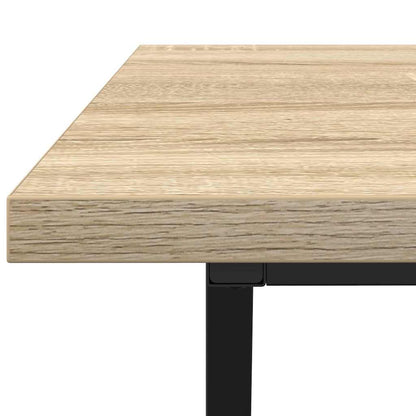 Couchtisch Sonoma Eiche 100 x 50 x 40 cm Sperrholz und Metall