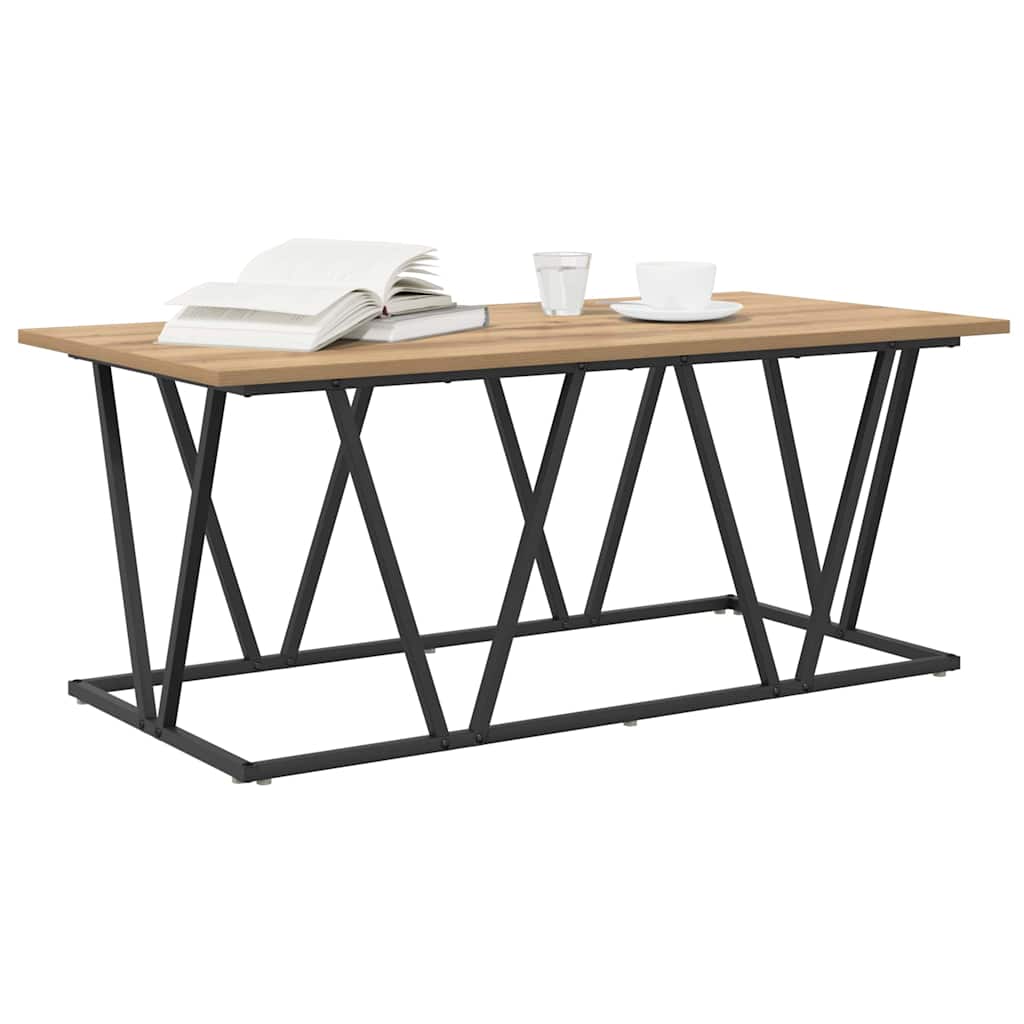 Couchtisch Eiche handwerklich 100 x 50 x 40 cm